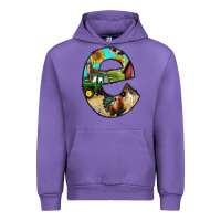 Tulip farm life alphabet lowercase letters e Urban Hoodie - BundleAndBundleShop