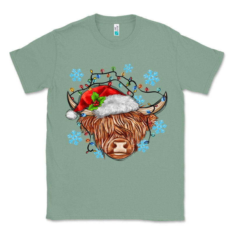 Christmas Cow Classic Tee by MaliasSmallBusiness | Teevron