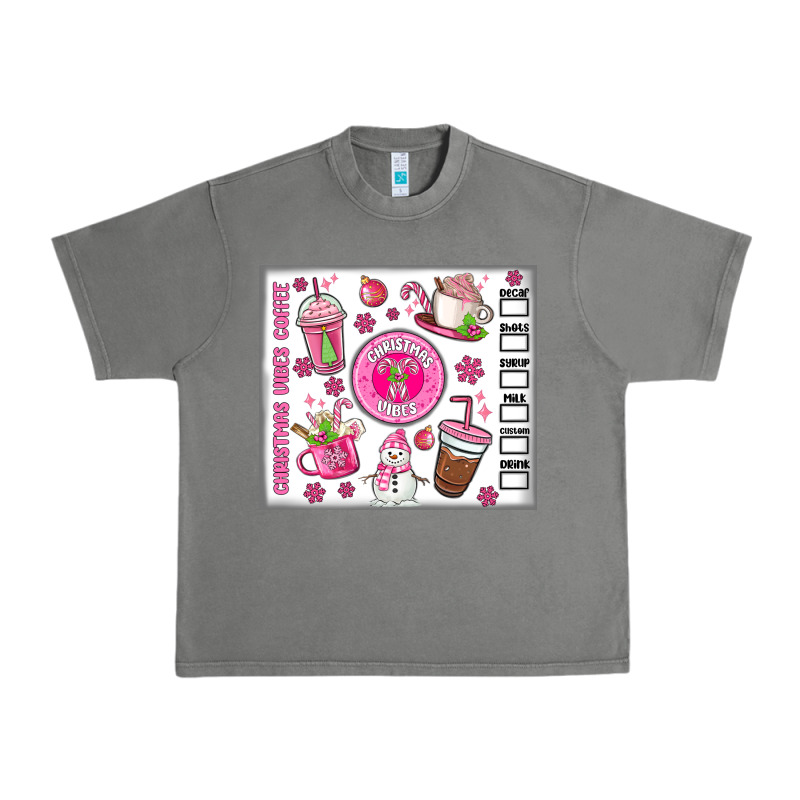 Christmas Vibes Coffee Urban Heavy Tee by MaliasSmallBusiness | Teevron