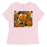 Bubblegum Pink basketball Ladies Tee - JahusDesignShop