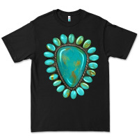 Black western gemstone turquoise Premium Tee - Artiststas