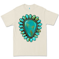 Bone western gemstone turquoise Premium Tee - Artiststas