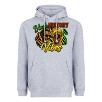 Heather Grey Black history Heavyweight Hoodie - HowdyJamesFarm