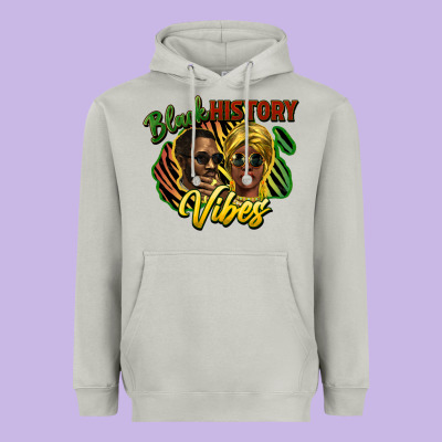 Black History Heavyweight Hoodie Designed By Howdyjamesfarm