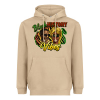 Mushroom Black history Heavyweight Hoodie - HowdyJamesFarm