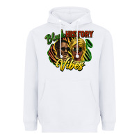 White Black history Heavyweight Hoodie - HowdyJamesFarm