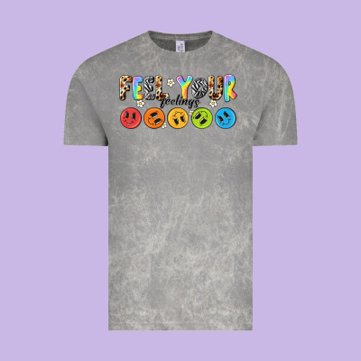 Feel Your Feelings Vintage Tee Designed By Nancycooperartshop