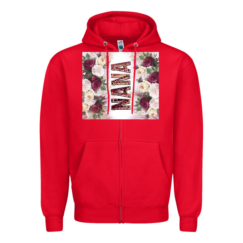 Mother's Day Nana Flowers Tumbler Tbs Zipper Hoodie by TumblerDesignByShophia | Teevron