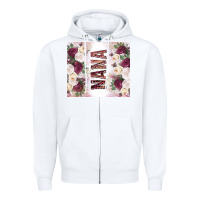 White mother's day nana flowers tumbler tbs Zipper Hoodie - TumblerDesignByShophia