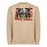 Mushroom merry christmas baby sheeps Heavyweight Sweatshirt - LillyAllenDesigns