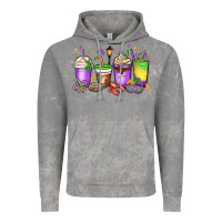 Cloud Rock mardi gras coffee cups Vintage Hoodie - MaliasSmallBusiness