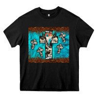 Black bull skull cross tumbler Heavy Core Tee - JahusDesignShop