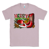 Lilac cowboy merry christmas Classic Tee - CowhideDigitalArt