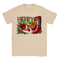 Cowboy Merry Christmas Classic Tee | Teevron