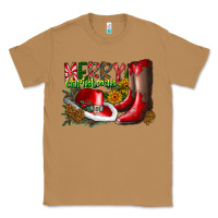 Toasted Coconut cowboy merry christmas Classic Tee - CowhideDigitalArt