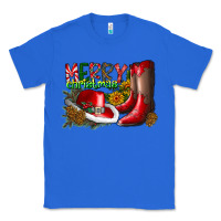 True Royal cowboy merry christmas Classic Tee - CowhideDigitalArt