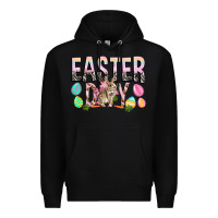 Black Easter Day with rabbit Premium Hoodie - HowdyJamesFarm