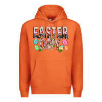 Carrot Easter Day with rabbit Premium Hoodie - HowdyJamesFarm