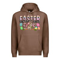 Chestnut Easter Day with rabbit Premium Hoodie - HowdyJamesFarm