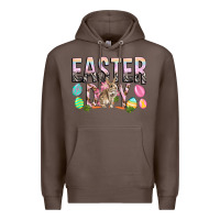 Coffee Easter Day with rabbit Premium Hoodie - HowdyJamesFarm