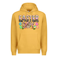 Mustard Easter Day with rabbit Premium Hoodie - HowdyJamesFarm