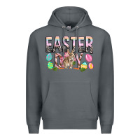Rock Easter Day with rabbit Premium Hoodie - HowdyJamesFarm