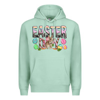 Seafoam Easter Day with rabbit Premium Hoodie - HowdyJamesFarm