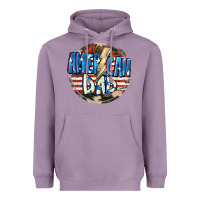 Lavender All american dad 4th of july Heavyweight Hoodie - CowGirlArtShop
