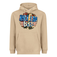 Mushroom All american dad 4th of july Heavyweight Hoodie - CowGirlArtShop