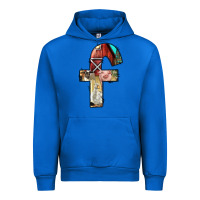 Cobalt farm life alphabet lowercase letters f Urban Hoodie - BundleAndBundleShop