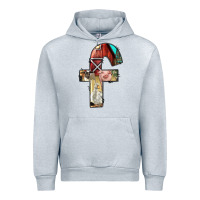 Heather Grey farm life alphabet lowercase letters f Urban Hoodie - BundleAndBundleShop