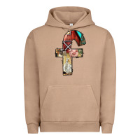 Pigment Burro farm life alphabet lowercase letters f Urban Hoodie - BundleAndBundleShop
