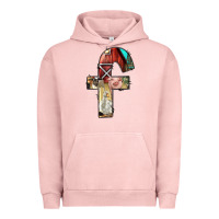 Pigment Salmon farm life alphabet lowercase letters f Urban Hoodie - BundleAndBundleShop