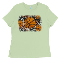 Matcha basketball background Ladies Tee - JahusDesignShop