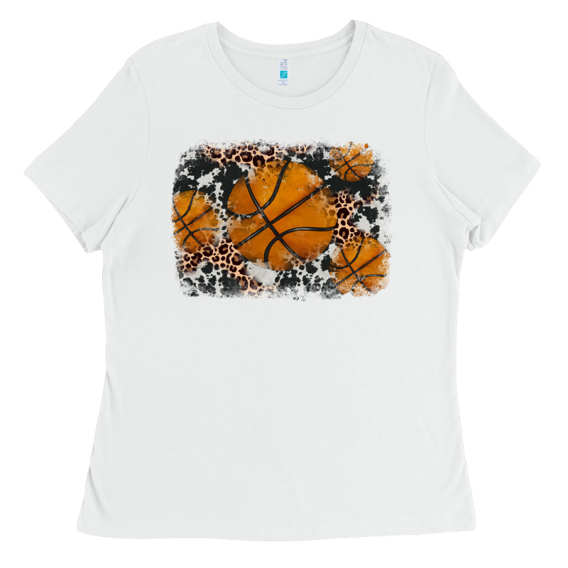 Basketball Background Ladies Tee by JahusDesignShop | Teevron