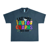 Midnight Navy last days auto graphs Urban Heavy Tee - JahusDesignShop
