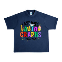 Navy last days auto graphs Urban Heavy Tee - JahusDesignShop