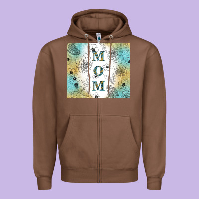 Mother's Day Mom Tumbler Tbs Zipper Hoodie Designed By Tumblerdesignbyshophia