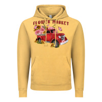 Vintage Mustard flower market Vintage Hoodie - MaliasSmallBusiness