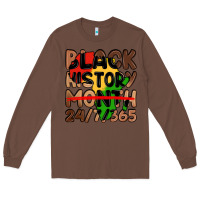 Chestnut black history month Long Sleeve Tee - LillyAllenDesigns