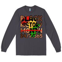 Smoke black history month Long Sleeve Tee - LillyAllenDesigns