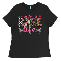 Black race life Ladies Tee - Artiststas