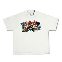 Pistachio patriotic drunk america Urban Heavy Tee - NancyCooperArtShop