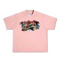 Salmon patriotic drunk america Urban Heavy Tee - NancyCooperArtShop