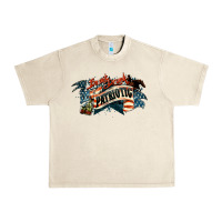 Sandshell patriotic drunk america Urban Heavy Tee - NancyCooperArtShop