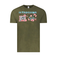 Vintage Olive ultrasound tech Vintage Tee - MaliasSmallBusiness