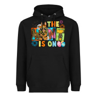 Black The hunt is on Easter Day Heavyweight Hoodie - CowGirlArtShop