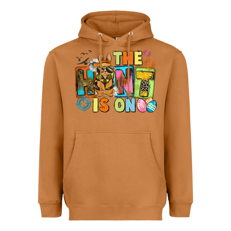 The Hunt Is On Easter Day Heavyweight Hoodie by CowGirlArtShop | Teevron