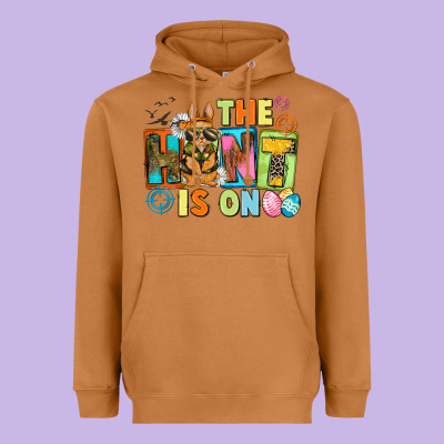 The Hunt Is On Easter Day Heavyweight Hoodie Designed By Cowgirlartshop