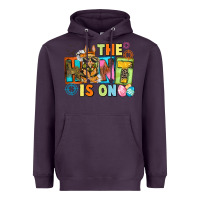Plum The hunt is on Easter Day Heavyweight Hoodie - CowGirlArtShop